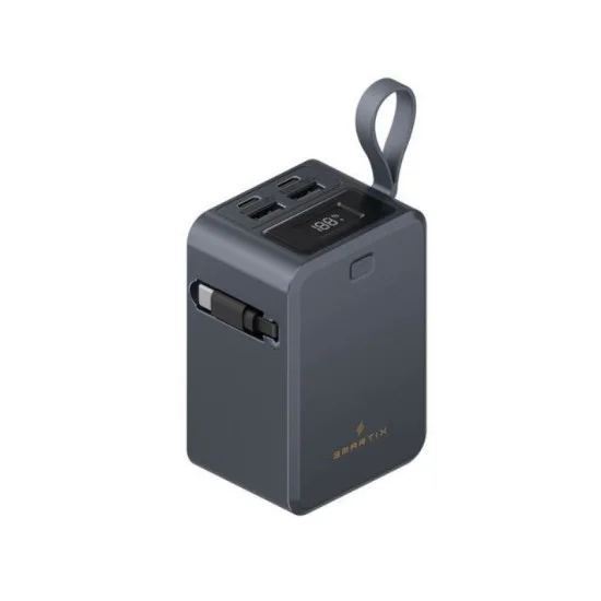 Smartix Premium Grid Power Bank 20000Mah 70W USB-C Pd - Black